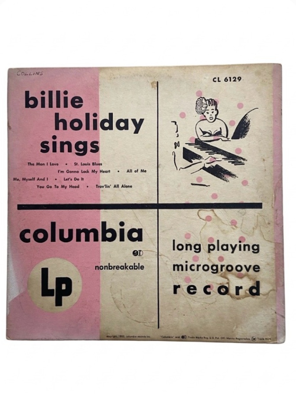 Billie Holiday Sings Vintage Album FF10